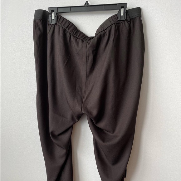 NWOT ASOS MATERNITY PAPER BAG DRESS PANTS WITH BELT - Picture 2 of 6